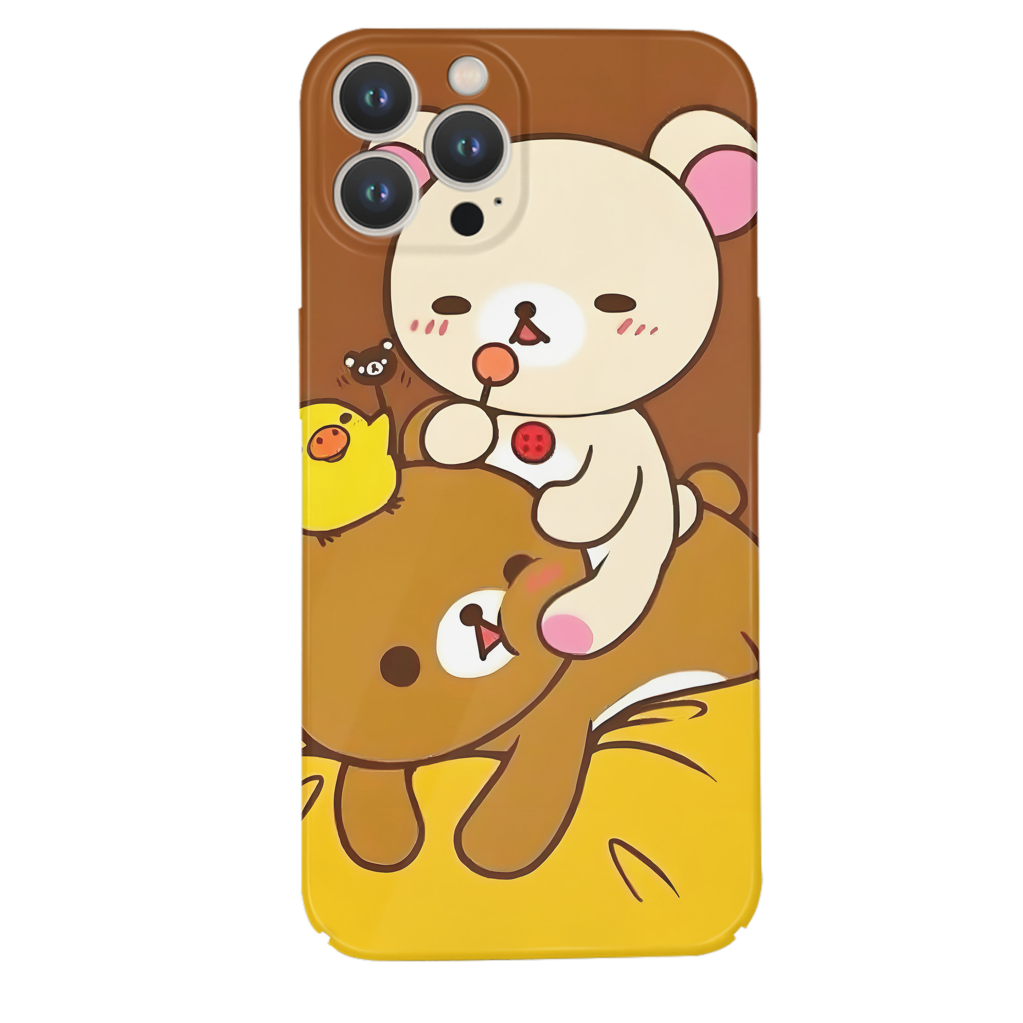 （画像用） リラックマ リラックマ キイロイトリ Rilakkuma Korilakkuma Kiiroitori 【iPhone 14シリーズ対応】ハードケース